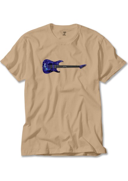 Metallica Ride The Lightning Guitar Krem Tişört Liyada