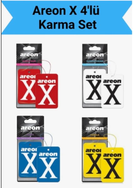 x 4'lü Süper Karma Set