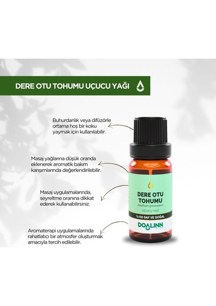 Dere Otu Tohumu Uçucu Yağı 10 ml fiyatları