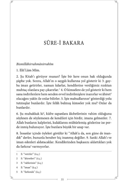 Kur'an Meali - Mehmet Akif Ersoy