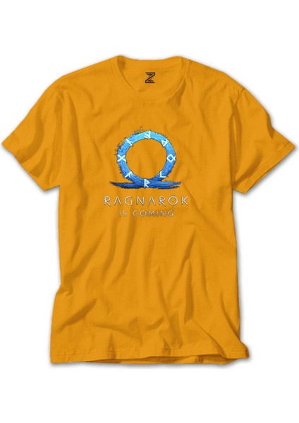 God Of War Ragnarok Is Coming Sarı Tişört Liyada