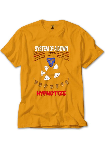 System Of A Down Hypnotize Sarı Tişört Liyada