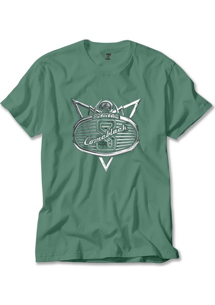 Scorpions Come Black Yeşil Tişört Liyada