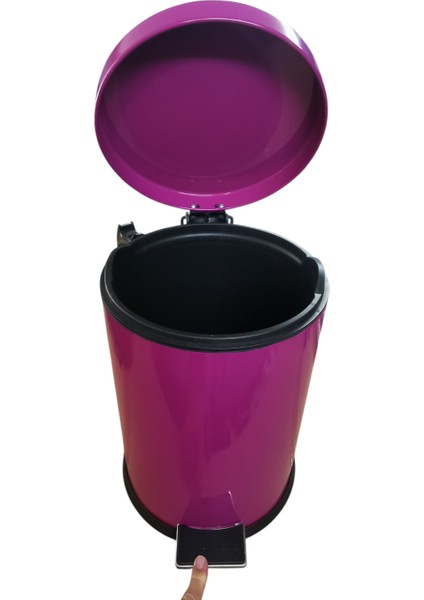 12 Lt Pedallı Çöp Kovası Fuşya 15632 fiyatları
