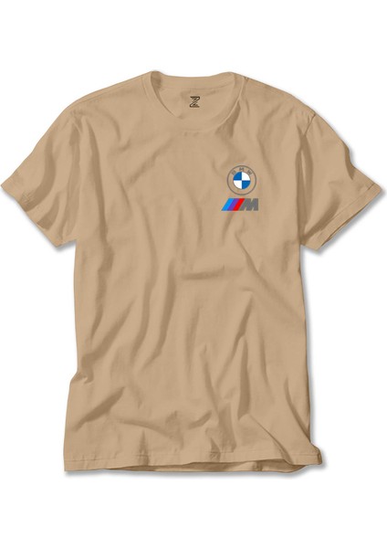 Bmw Logo M Power Krem Tişört Liyada