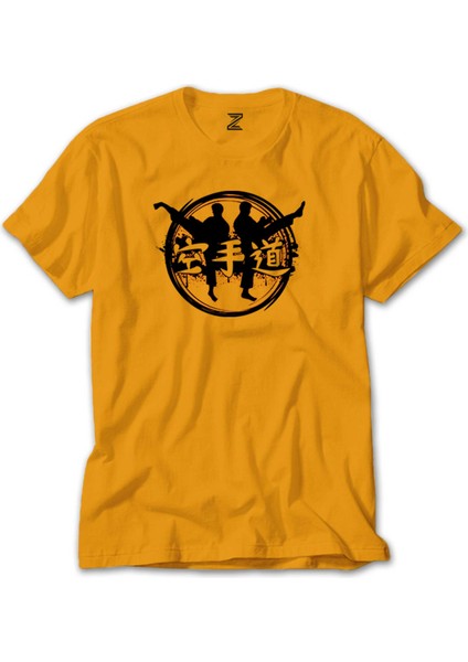 Taekwondo Red Circle Sarı Tişört Liyada