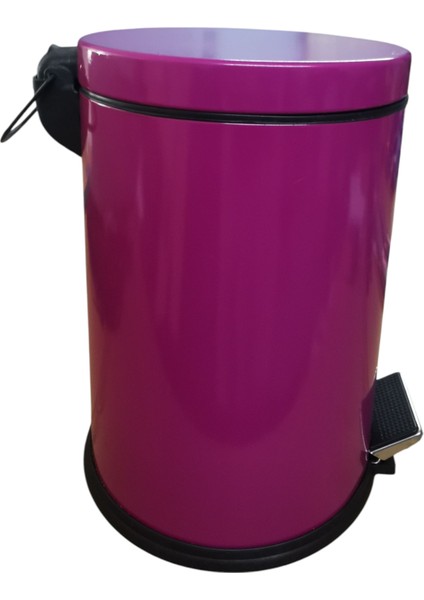 12 Lt Pedallı Çöp Kovası Fuşya 15632 fırsatları