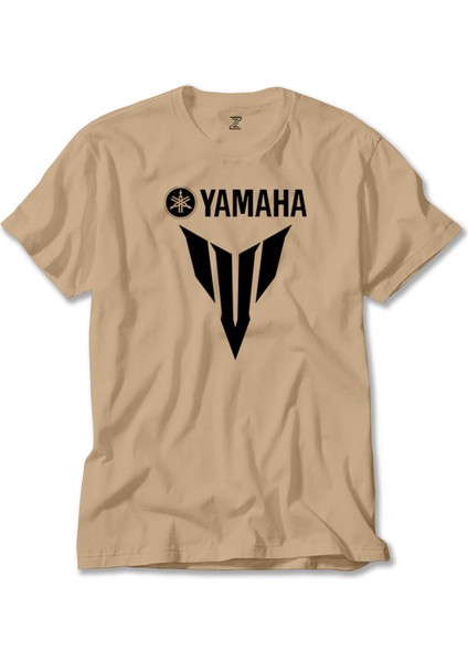 Yamha MT07 Black Krem Tişört Liyada