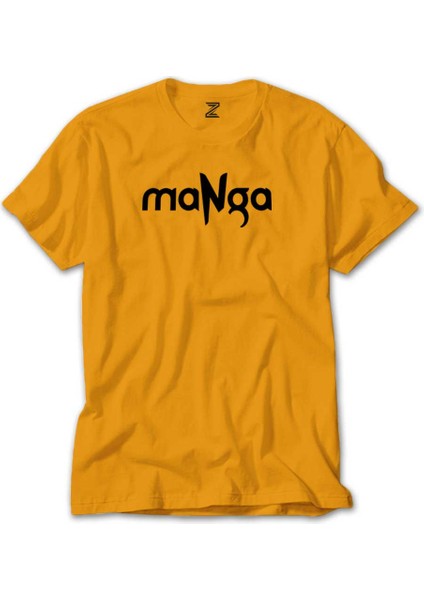 Manga Black Yazı Sarı Tişört Liyada