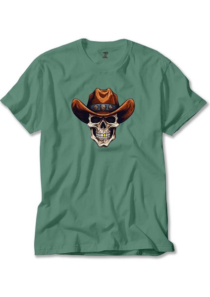 Kovboy Gold Toothed Yeşil Tişört Liyada