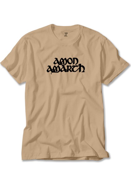 Amon Amath Text Krem Tişört Liyada
