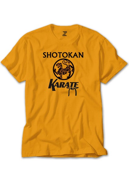 Shotokan Karate Logo Sarı Tişört Liyada