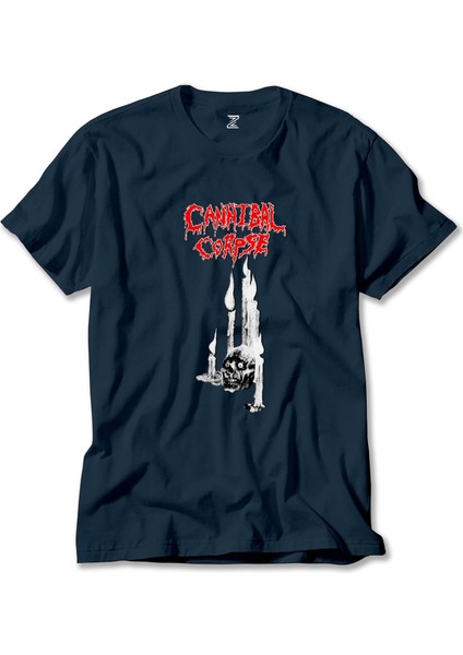 Cannibal Corpse Ritual Lacivert Tişört Liyada