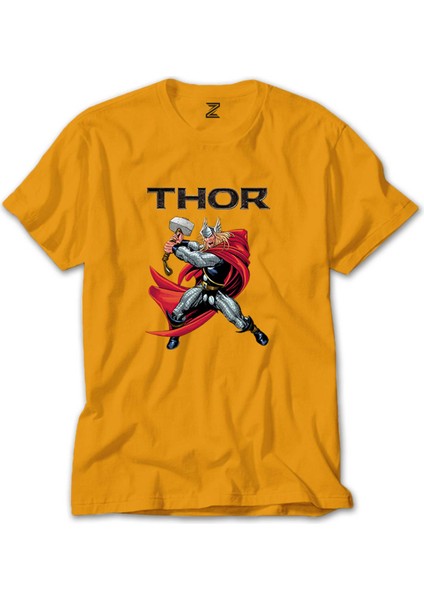 Thor Character Animation Sarı Tişört Liyada