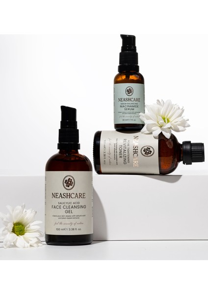 Yağlı Ciltler için Sebum Dengesi Sağlayan Cilt Bakım Seti