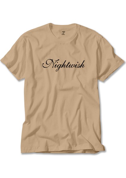 Nightwish Logo Krem Tişört Liyada