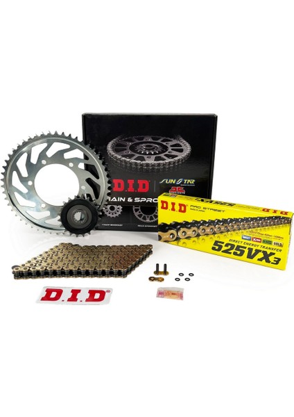 HONDA CBR600F 2011 - 2013 ZİNCİR DİŞLİ SETİ GOLD VX3 DID (JTF1370 fiyatları