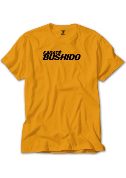 Karete Bushido Text Sarı Tişört Liyada