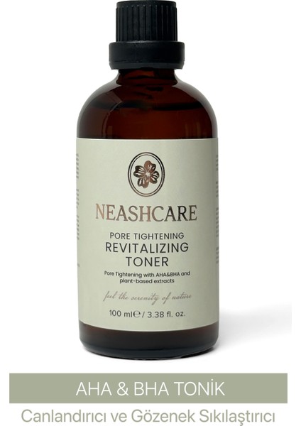 Aha & Bha İçeren Canlandırıcı ve Gözenek Sıkılaştırcı Tonik 100 ml