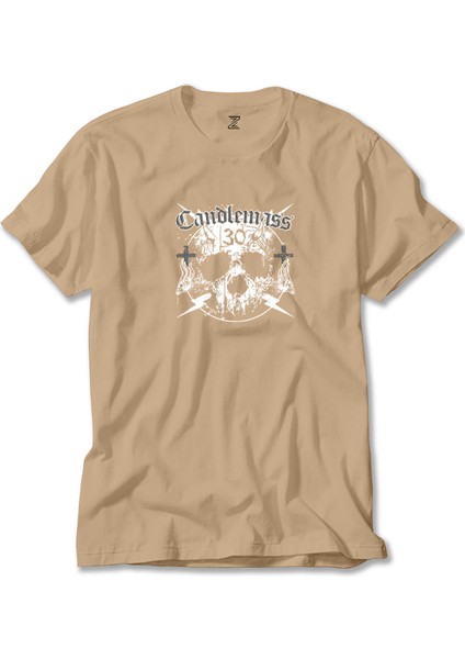 Candlemass Doom Metal Long Sleeve Krem Tişört Liyada