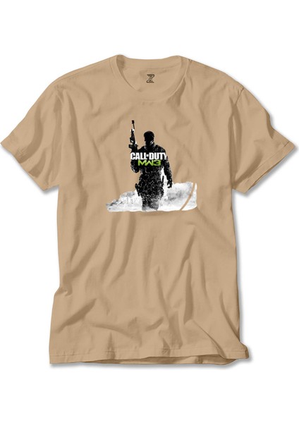 Call Of D. Silhouette M3 Krem Tişört Liyada