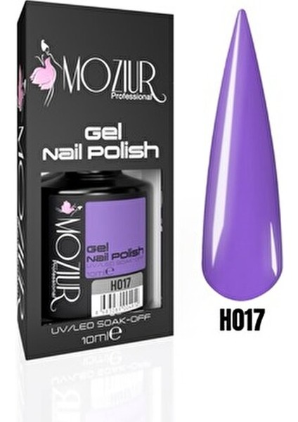UV LED Kalıcı Oje H017 Mor Renk 10 ml Uzun Süreli Kullanım İçin fırsatları