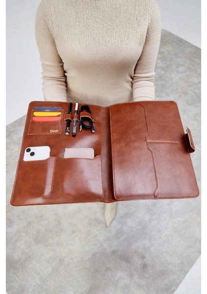 Ingrıd 34X24,5 cm Macbook Air/pro 13-14 Inç, Ipad Organizer Notebook & Evrak & Tablet Çantası fiyatları