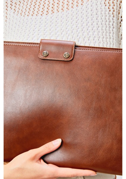 Ingrıd 34X24,5 cm Macbook Air/pro 13-14 Inç, Ipad Organizer Notebook & Evrak & Tablet Çantası