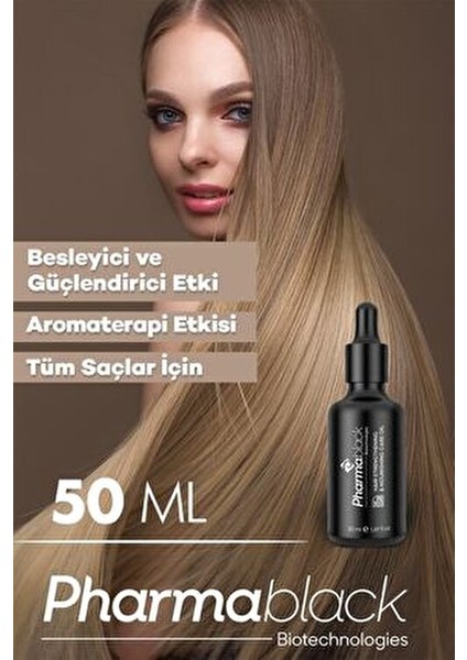 Saç Güçlendirici ve Besleyici Bakım Yağı Tüm Saç Tipleri İçin 50 ml