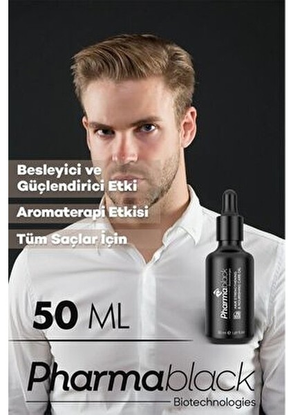 Saç Güçlendirici ve Besleyici Bakım Yağı Tüm Saç Tipleri İçin 50 ml