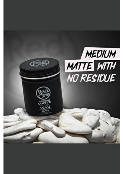 Mat Wax Şekillendirici Aromatik Koku 100 ml Siyah Renkli Erk Saç Ürünü