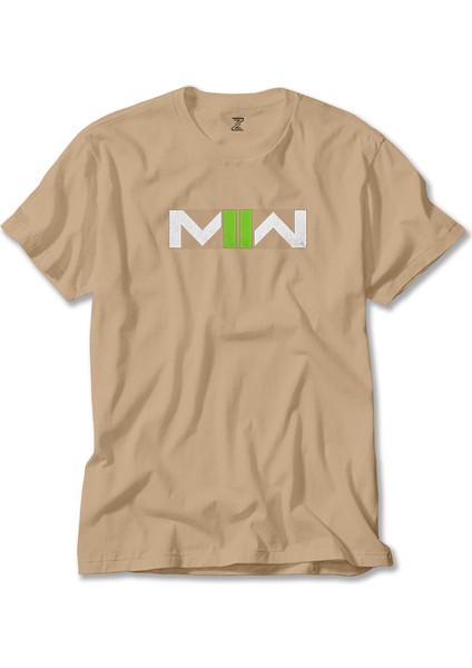 Call Of D. Modern Warfare Iı Logo Krem Tişört Liyada