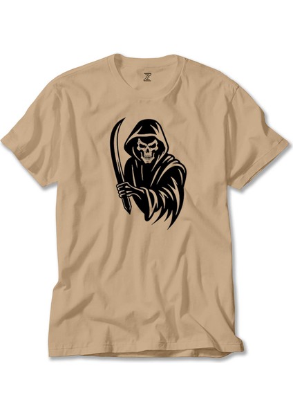 Grim Reaper Sword Krem Tişört Liyada