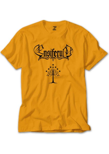 Ensiferum Tree Of Life Sarı Tişört Liyada