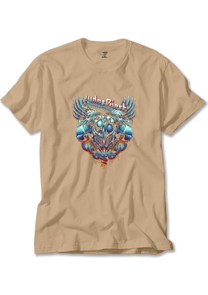 Judas Priest Painkiller Facing Krem Tişört Liyada