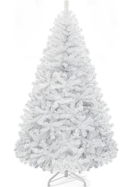 210 Cm 860 Dallı Beyaz Yılbaşı Çam Ağacı – Lüks Seri, Premium Kalite, Metal Ayaklı 🎄 fiyatları