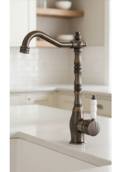 Eskitme Renk Pirinç Rustik Eviye Bataryası fiyatları