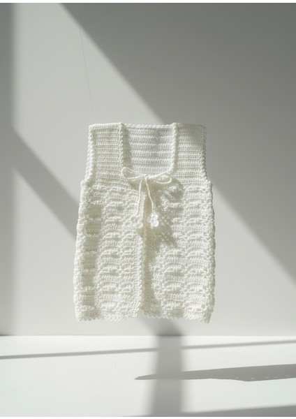 Tığ Işi Bağlama Modelli Yelek fiyatları