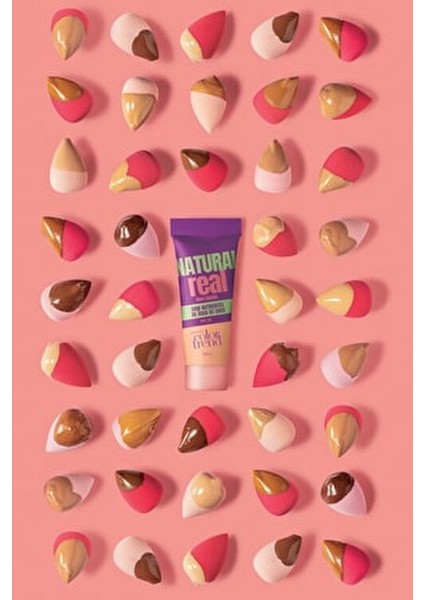 Real Natural Finish Likit Fondöten Doğal Mat Görünüm 30 ml SPF20 Ivory Renk indirimleri