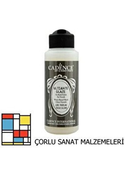 Ultimate Glaze Yarımat Vernik Su Bazlı Kalın 120 ml Şeffaf Renkli fiyatları