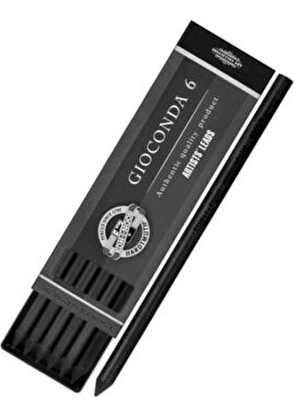 Gioconda Portmin Yedek Uç 3,2 mm Sanatçı Kalemleri İçin 6'lı Paket modelleri