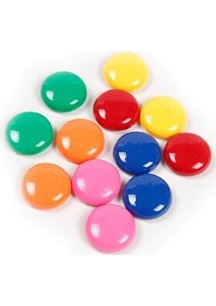 Renkli Mıknatıs Metal Yüzeyler İçin 10'lu Paket Canlı Renklerle Şık Tasarım fırsatları