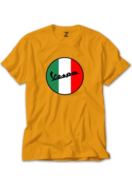 Vespa Logo Sarı Tişört Liyada