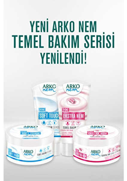 Nem Soft Touch Nemlendirici El ve Vücut Kremi Pratik Tüp Ambalaj 60 ml Günlük Bakım