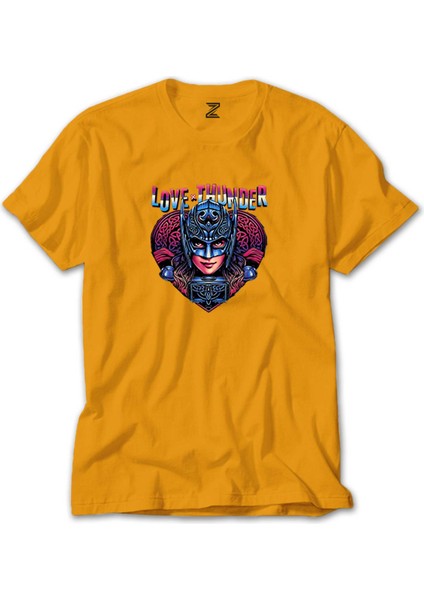 Thor Love And Thunder Jane Foster Sarı Tişört Liyada