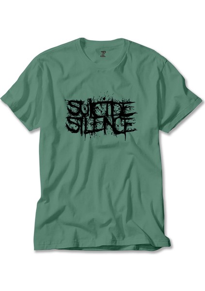 Suicide Silence Logo Yeşil Tişört Liyada