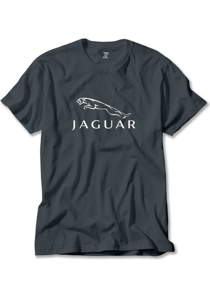 Jaguar Logo 2 Füme Tişört Liyada