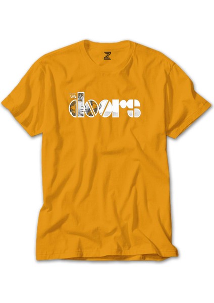 The Doors Logo Sarı Tişört Liyada