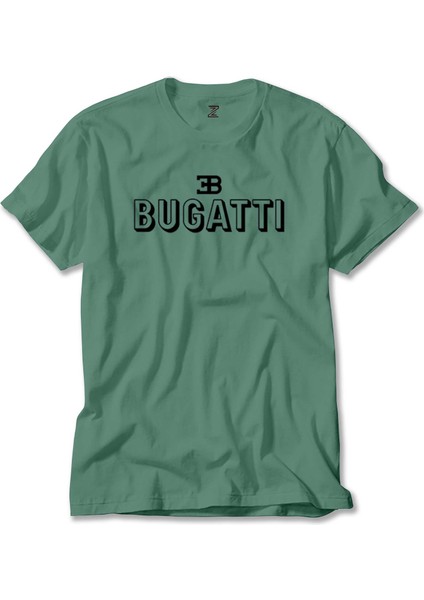 Bugatti Text Yeşil Tişört Liyada