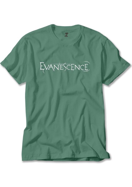 Evanescence Yazı Yeşil Tişört Liyada